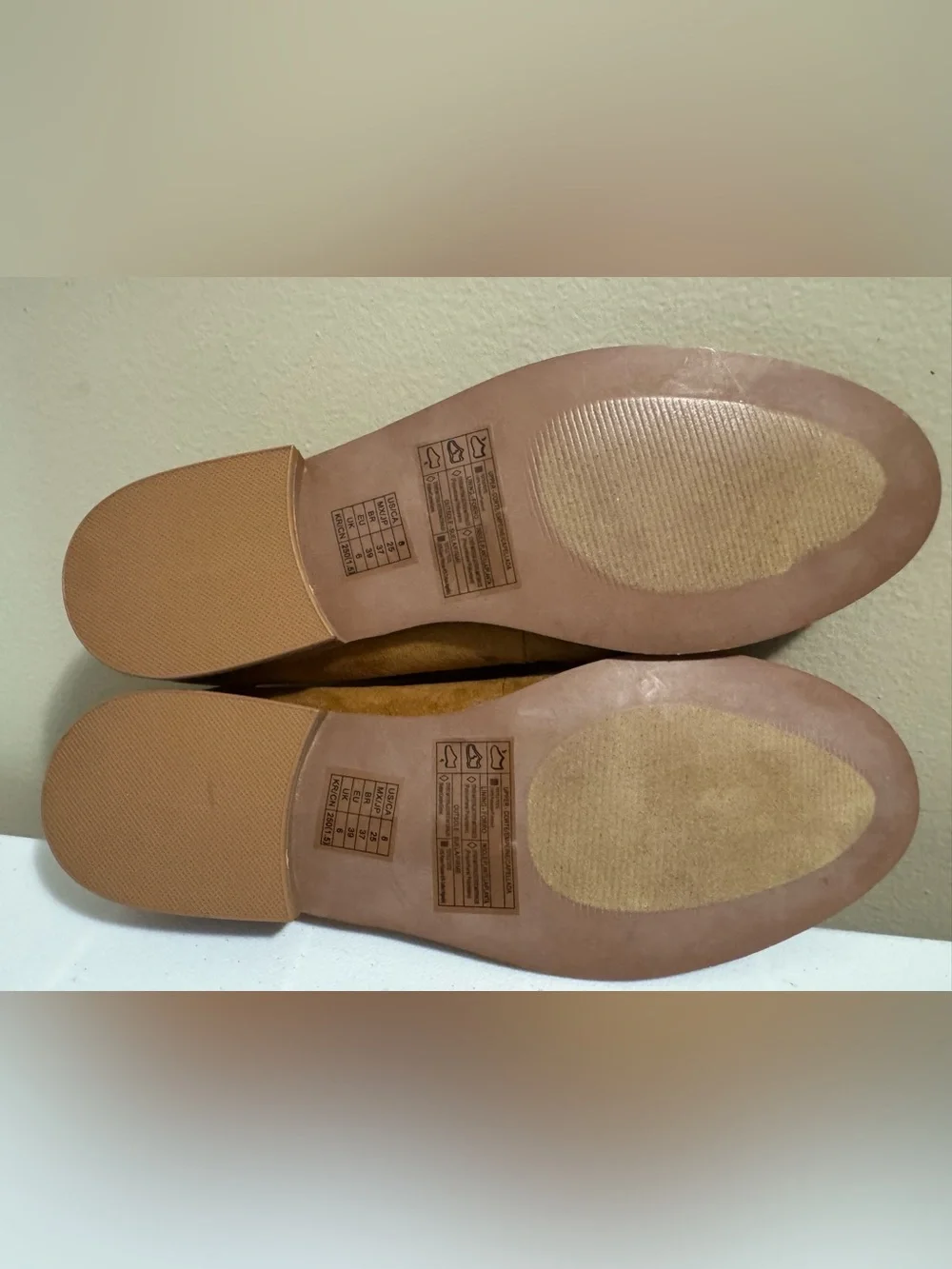 Forever 21 Tan Faux Suede Loafers
